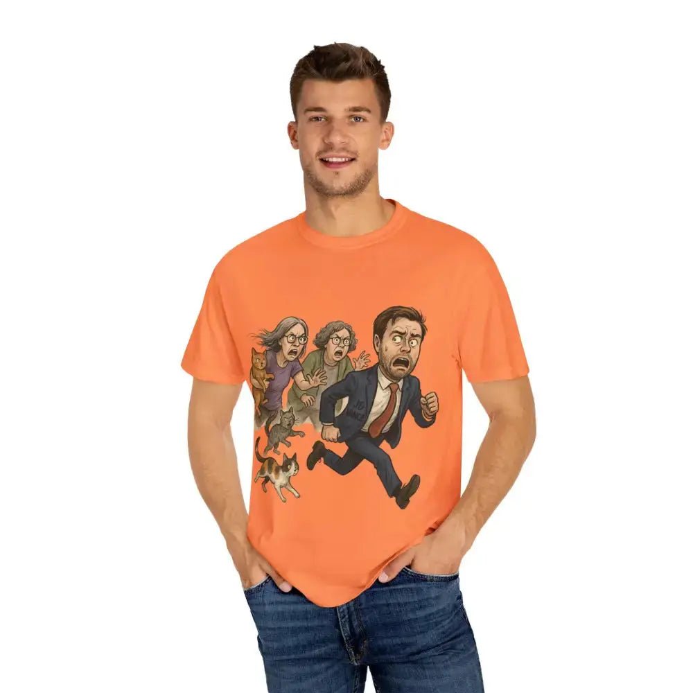 Cats Chasing Figure T-Shirt Funny - FloofChonk