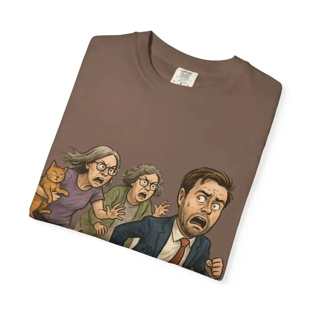 Cats Chasing Figure T-Shirt Funny - FloofChonk