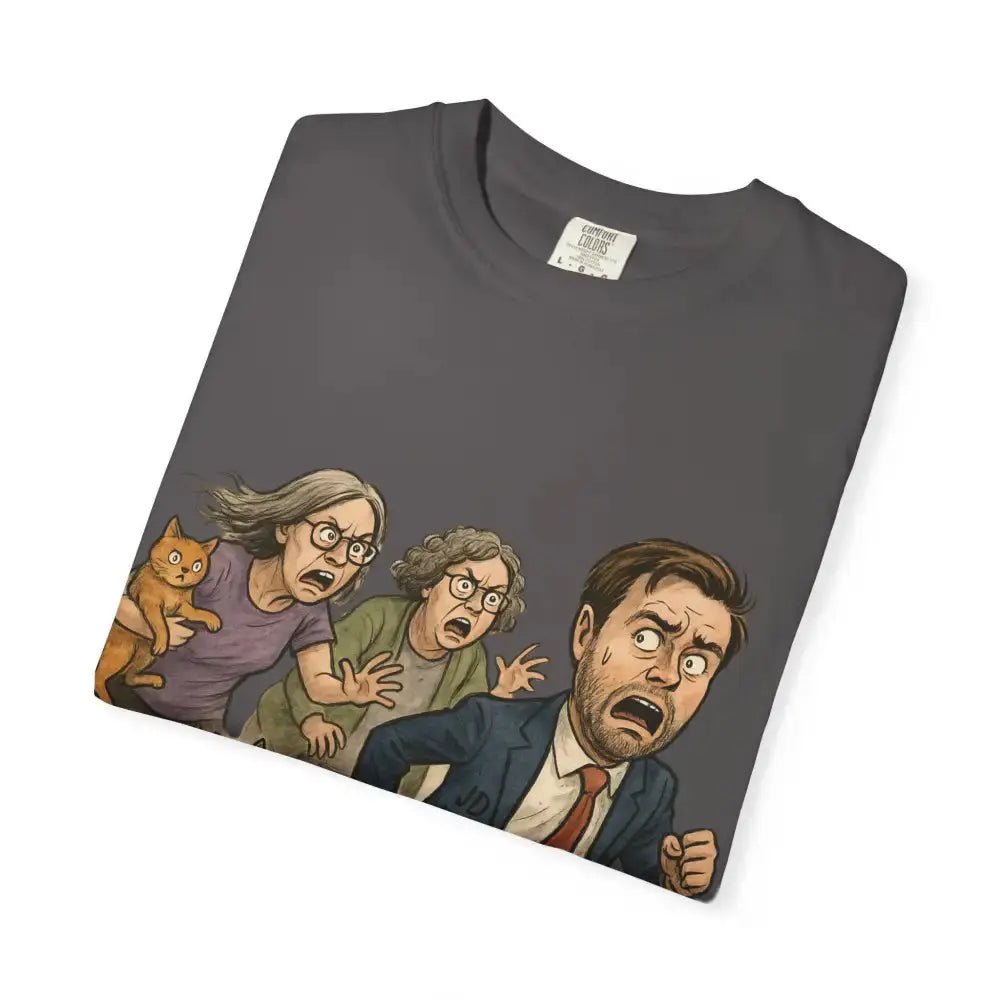 Cats Chasing Figure T-Shirt Funny - FloofChonk