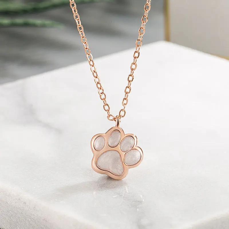 Cat's Paw Necklace Women's Clavicle Chain - FloofChonk