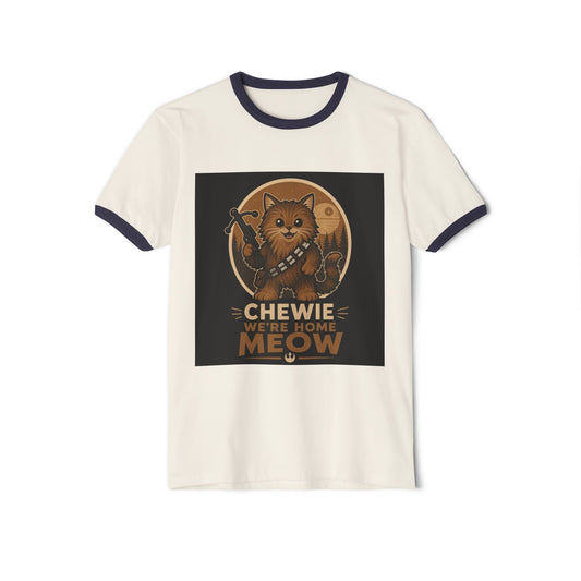 Chewie We're Home Meow Ringer T-Shirt - FloofChonk