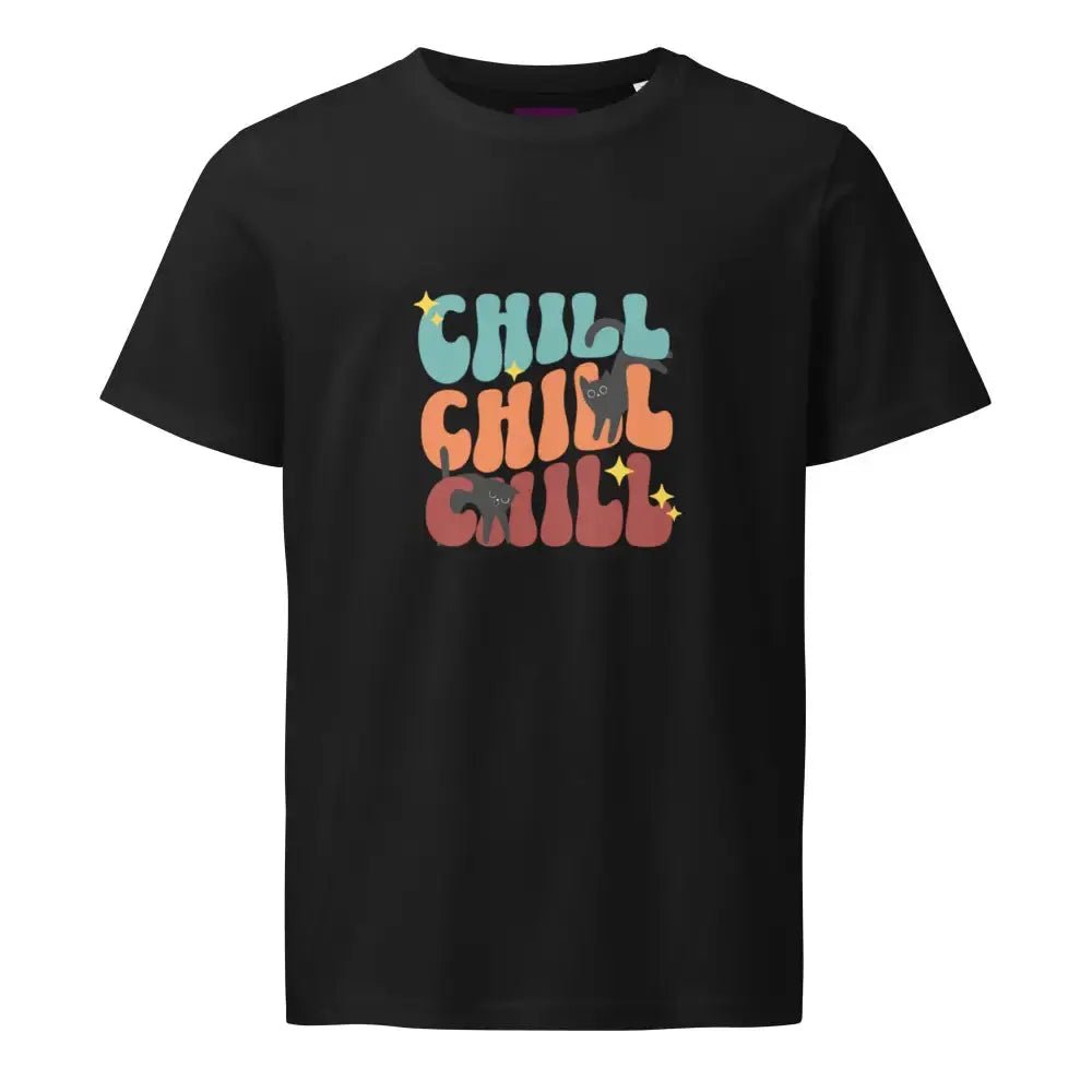 Chill Cat organic mid - light t-shirt - FloofChonk
