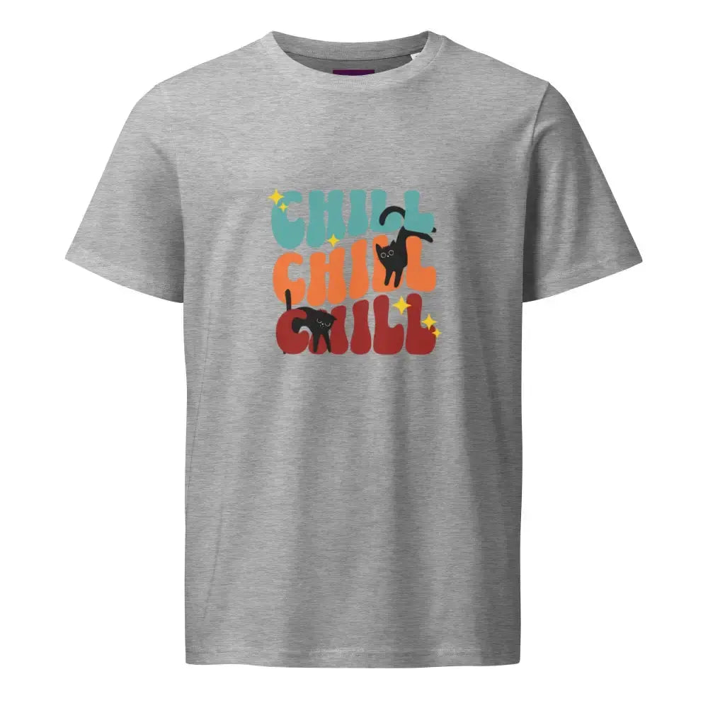 Chill Cat organic mid - light t-shirt - FloofChonk