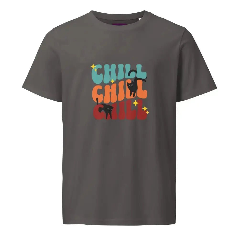 Chill Cat organic mid - light t-shirt - FloofChonk