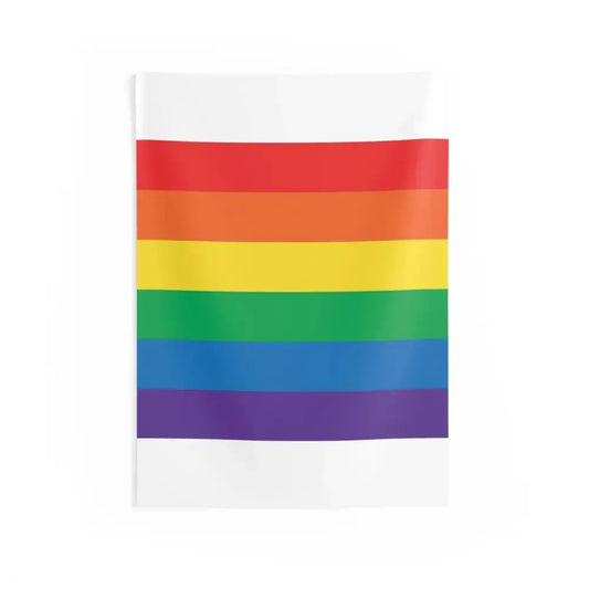 Colorful Rainbow Pride Wall Tapestry - FloofChonk
