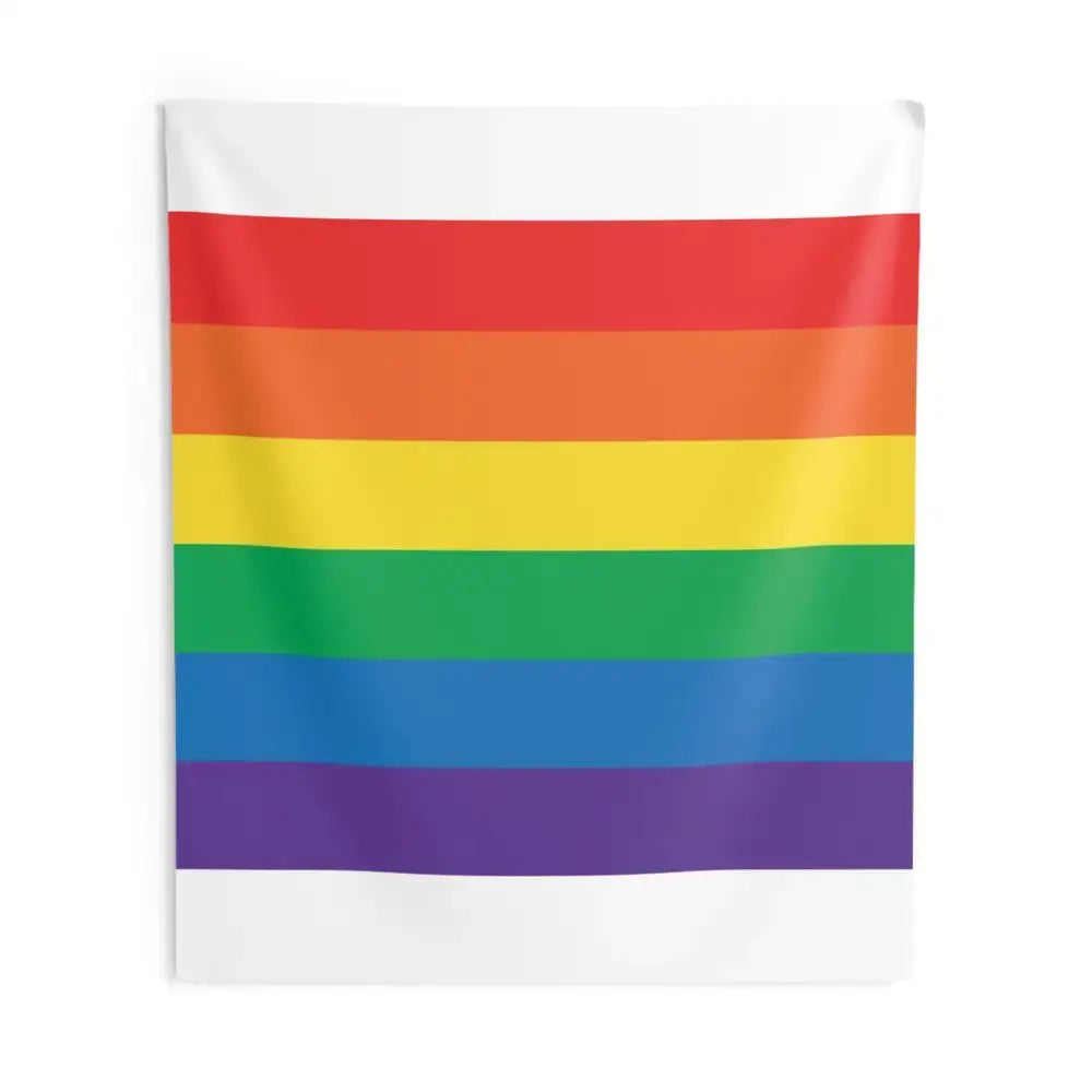 Colorful Rainbow Pride Wall Tapestry - FloofChonk