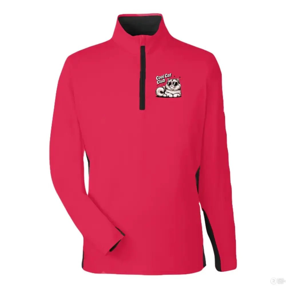 Cool Cat 3/4 Zip Golfer Jacket - FloofChonk