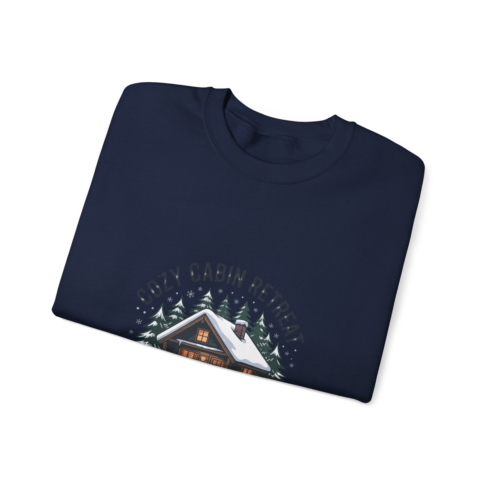 Cozy Cabin Retreat Sweatshirt | cabin vibes shirt, pine tree sweatshirt - FloofChonk