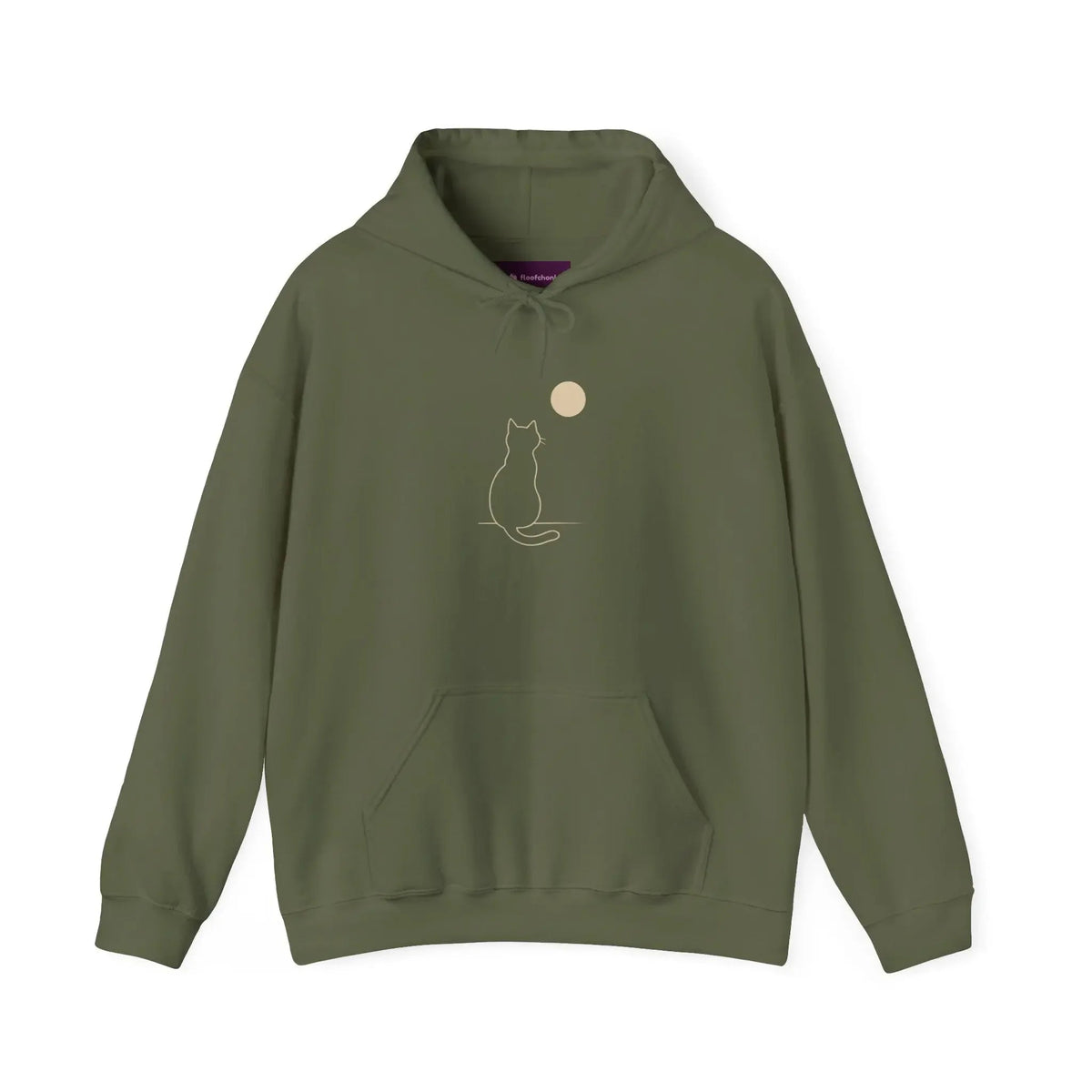 Cozy Cat Lover Hoodie - Unisex Heavy Blend Sweatshirt with Cat Design, Perfect Gift for Pet Owners, Cat Enthusiasts, Casual Wear - FloofChonk