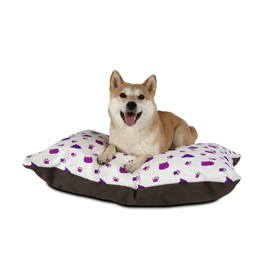 Cozy Pet Bed for Cats & Dogs, Stylish Animal Kingdom Cushion - FloofChonk