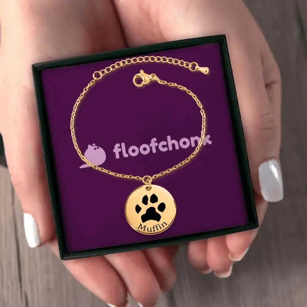 Custom Pawprint Bracelet - FloofChonk