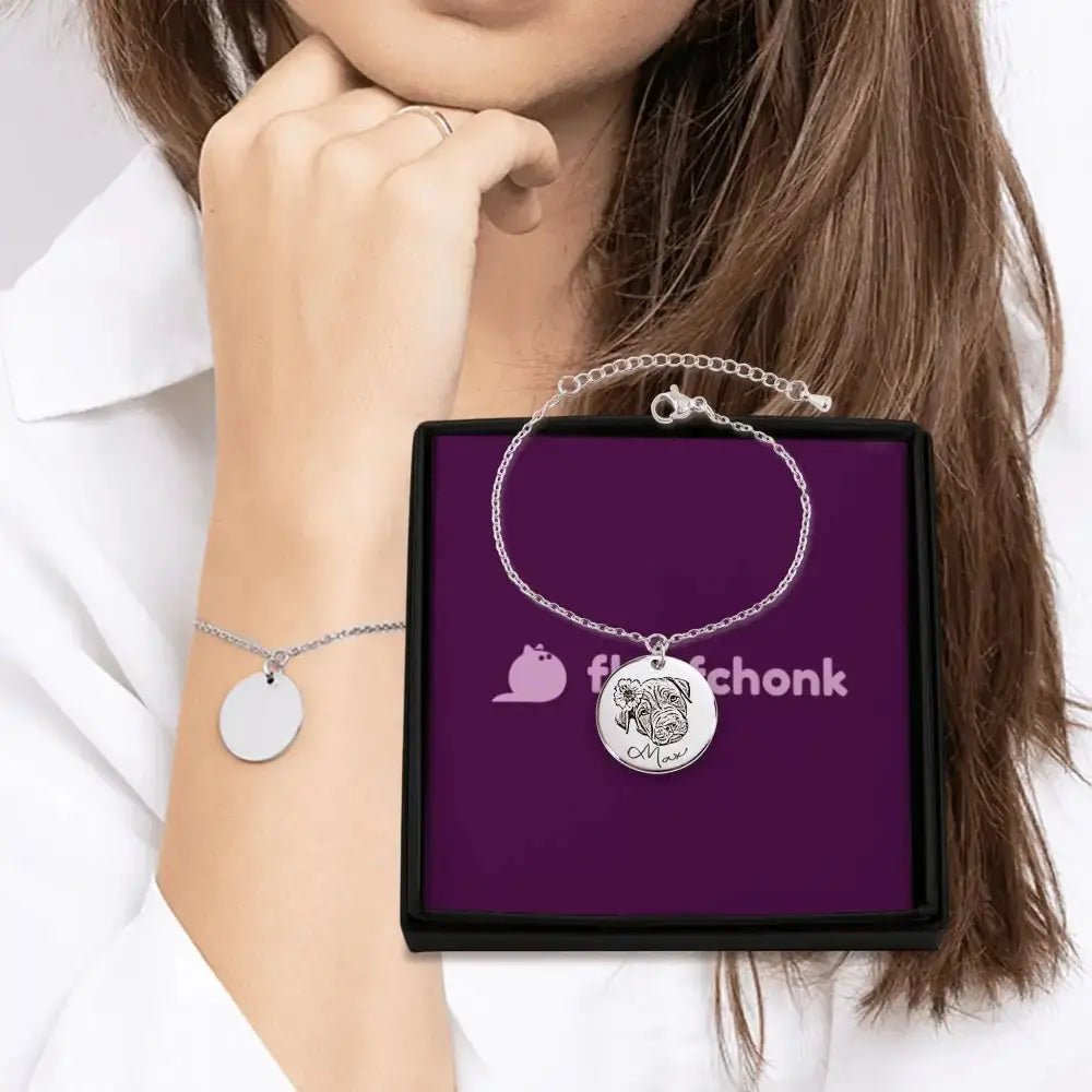 Custom Pet Portrait Bracelet - FloofChonk