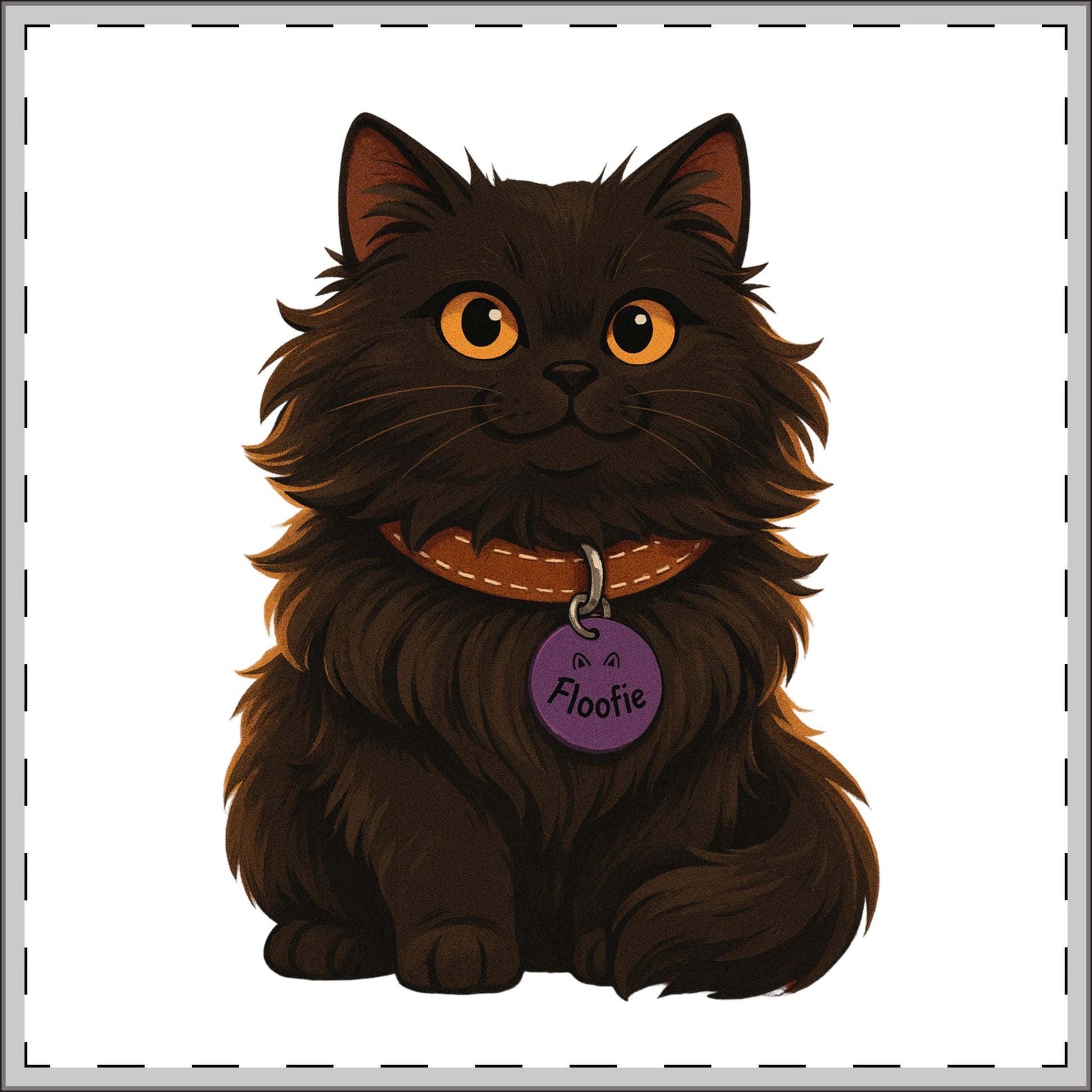 Custom Pet Statue — 'Floofie' Cat Figurine - FloofChonk