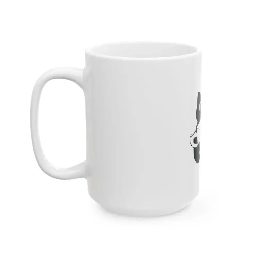 Cute Cat Coffee Cup - Fun Ceramic Coffee Cup (11oz, 15oz) - FloofChonk