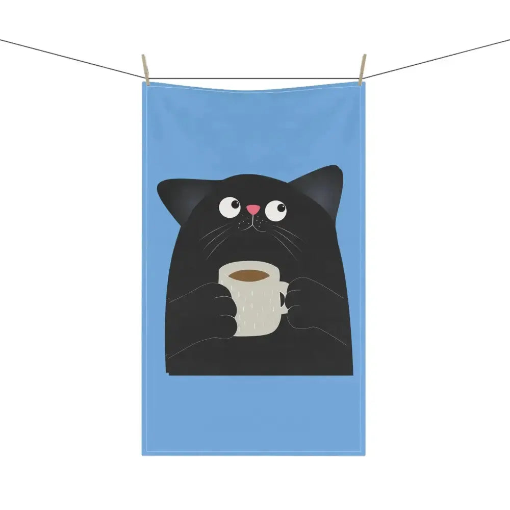 Cute Cat Coffee Tea Towels - Fun Kitchen Decor for Cat Lovers - FloofChonk