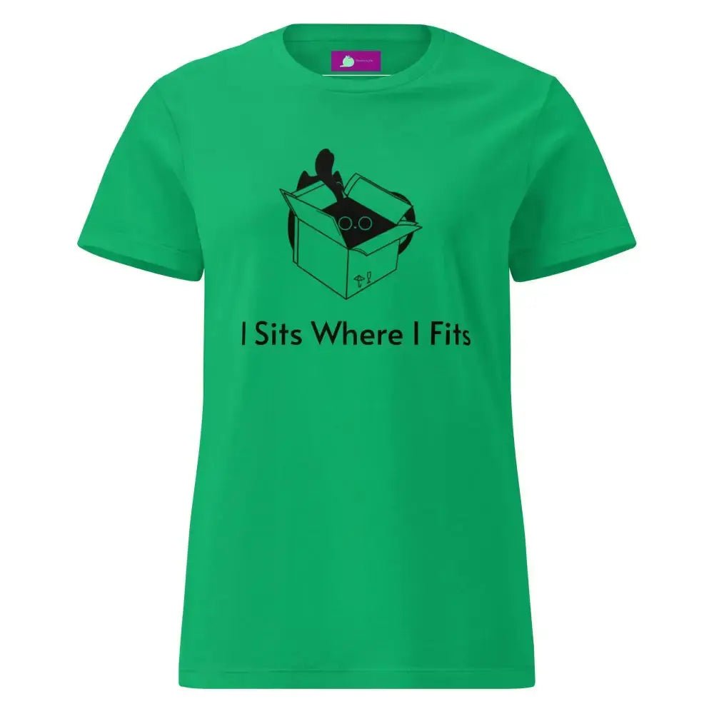 Cute I Sits Where I Fits Women's T-Shirt - FloofChonk