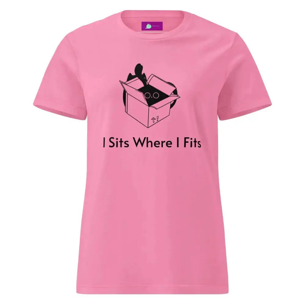 Cute I Sits Where I Fits Women's T-Shirt - FloofChonk