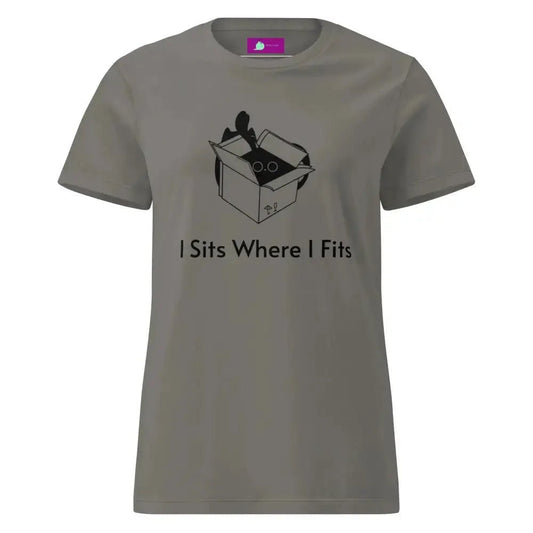 Cute I Sits Where I Fits Women's T-Shirt - FloofChonk