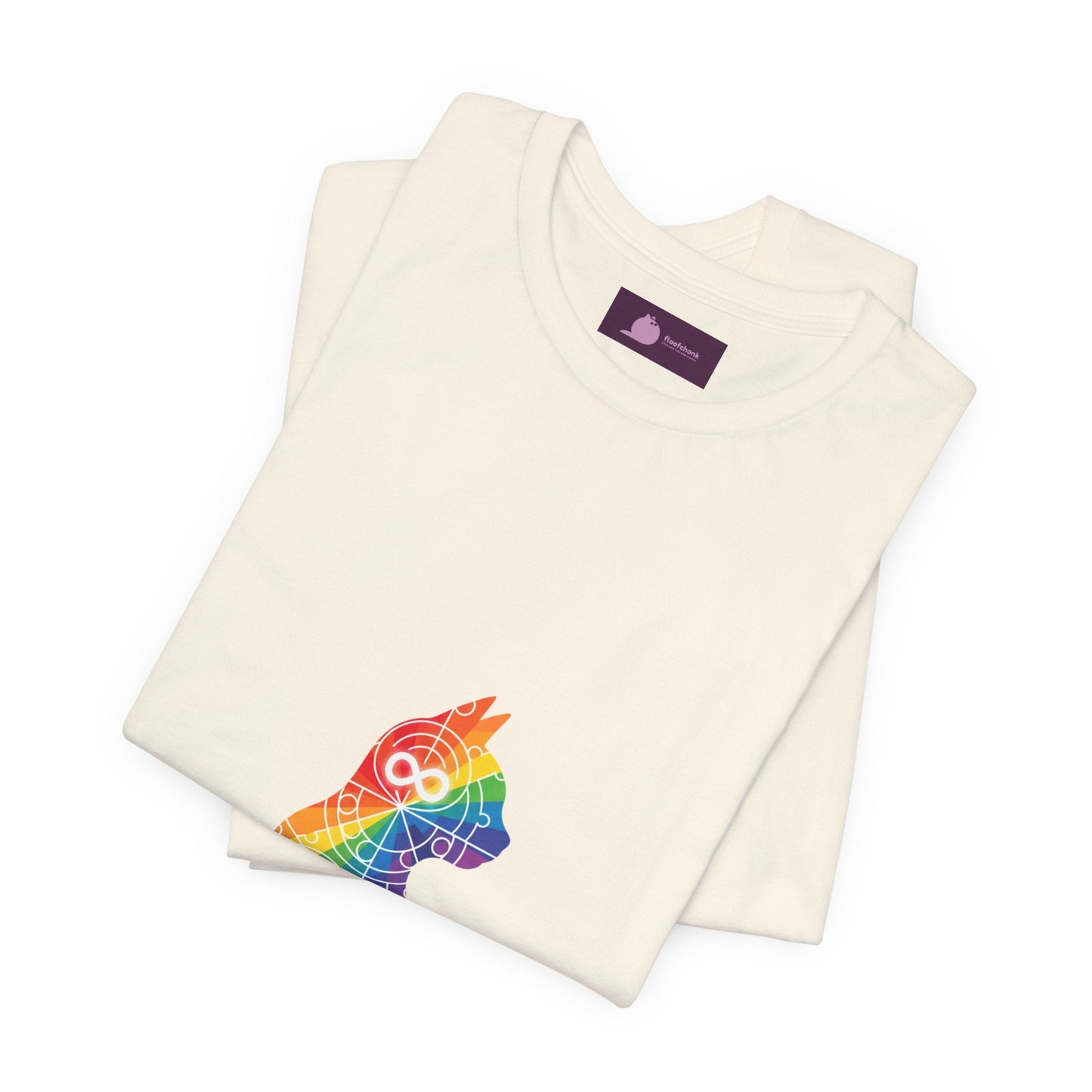 Different Brain Same Worth T-Shirt | Autistic Pride, Neurodiversity Acceptance - FloofChonk