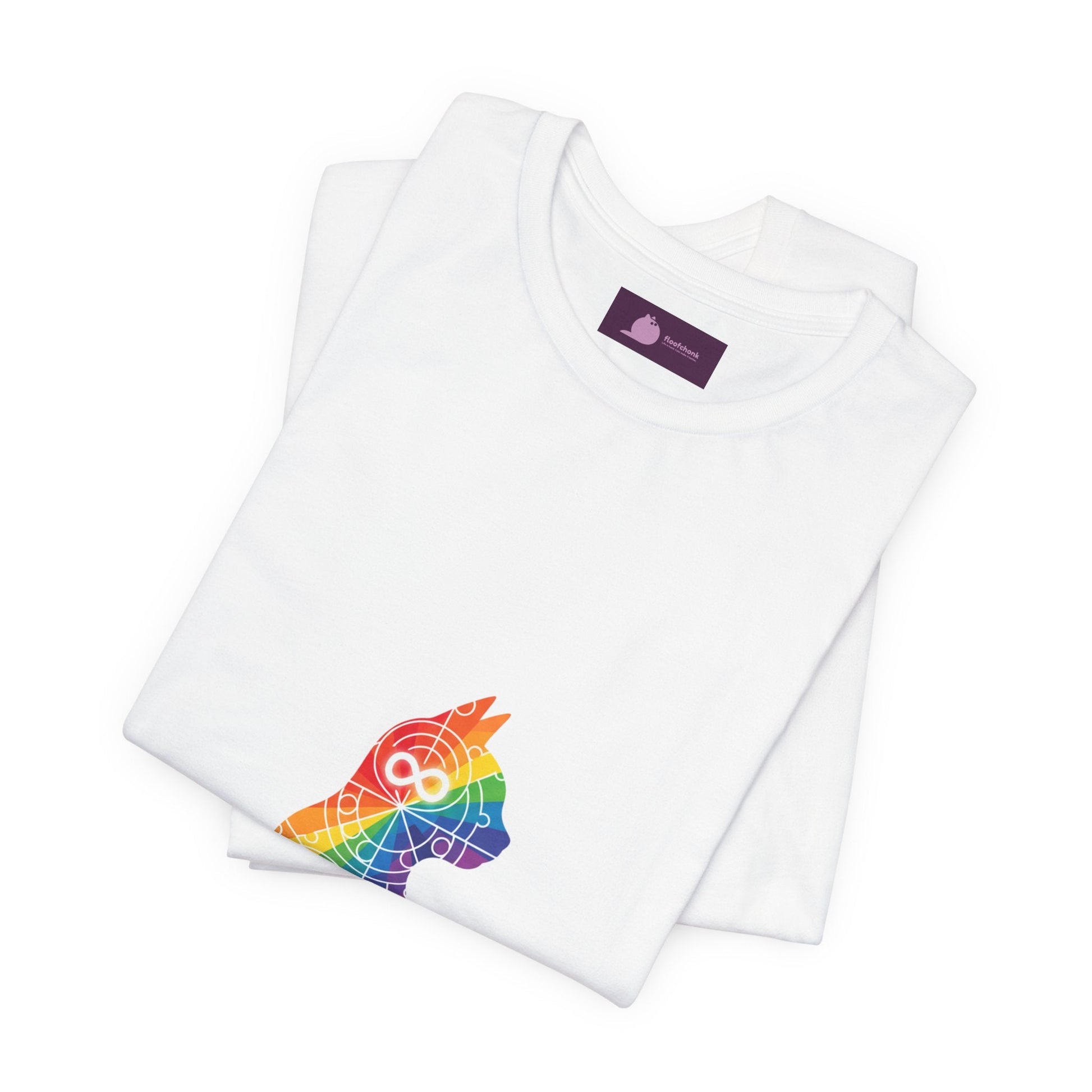 Different Brain Same Worth T-Shirt | Autistic Pride, Neurodiversity Acceptance - FloofChonk