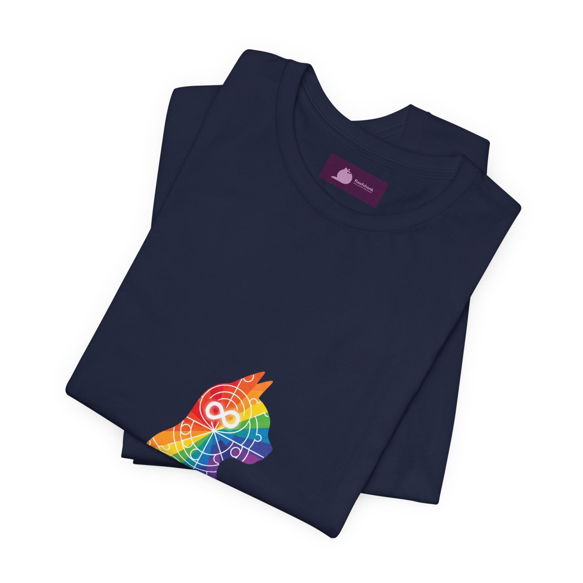 Different Brain Same Worth T-Shirt | Autistic Pride, Neurodiversity Acceptance - FloofChonk