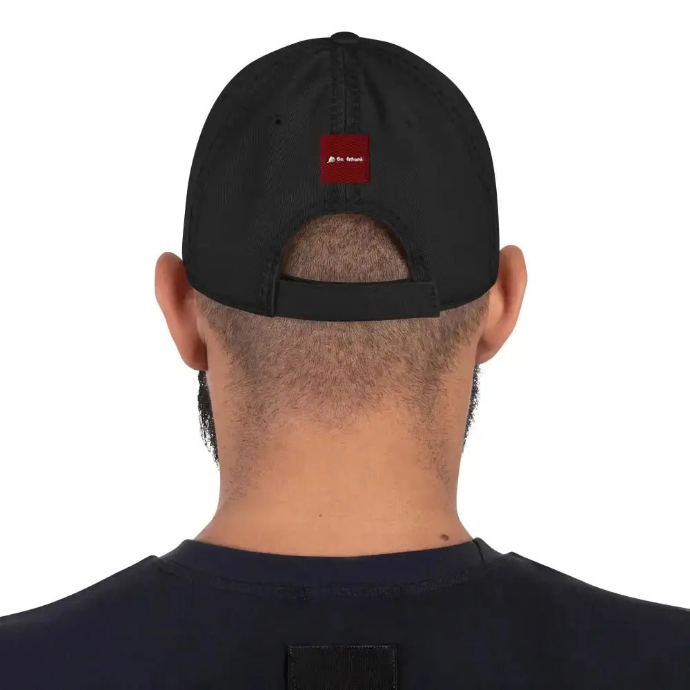 Distressed Dad Hat with Embroidered Heart - FloofChonk