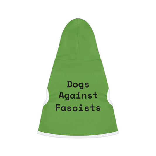 Dogs Against Fascists Pet Hoodie - FloofChonk