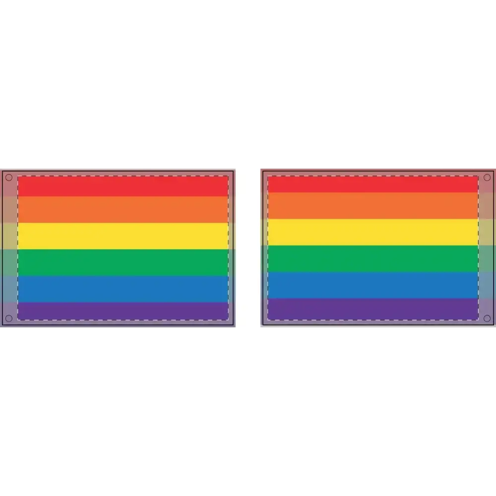 Double Sided Rainbow Flag - Celebrate Pride & Inclusivity - FloofChonk