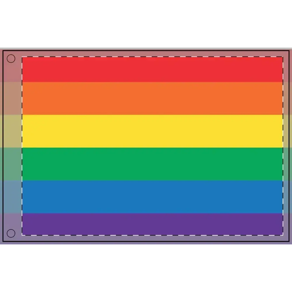 Double Sided Rainbow Flag - Celebrate Pride & Inclusivity - FloofChonk