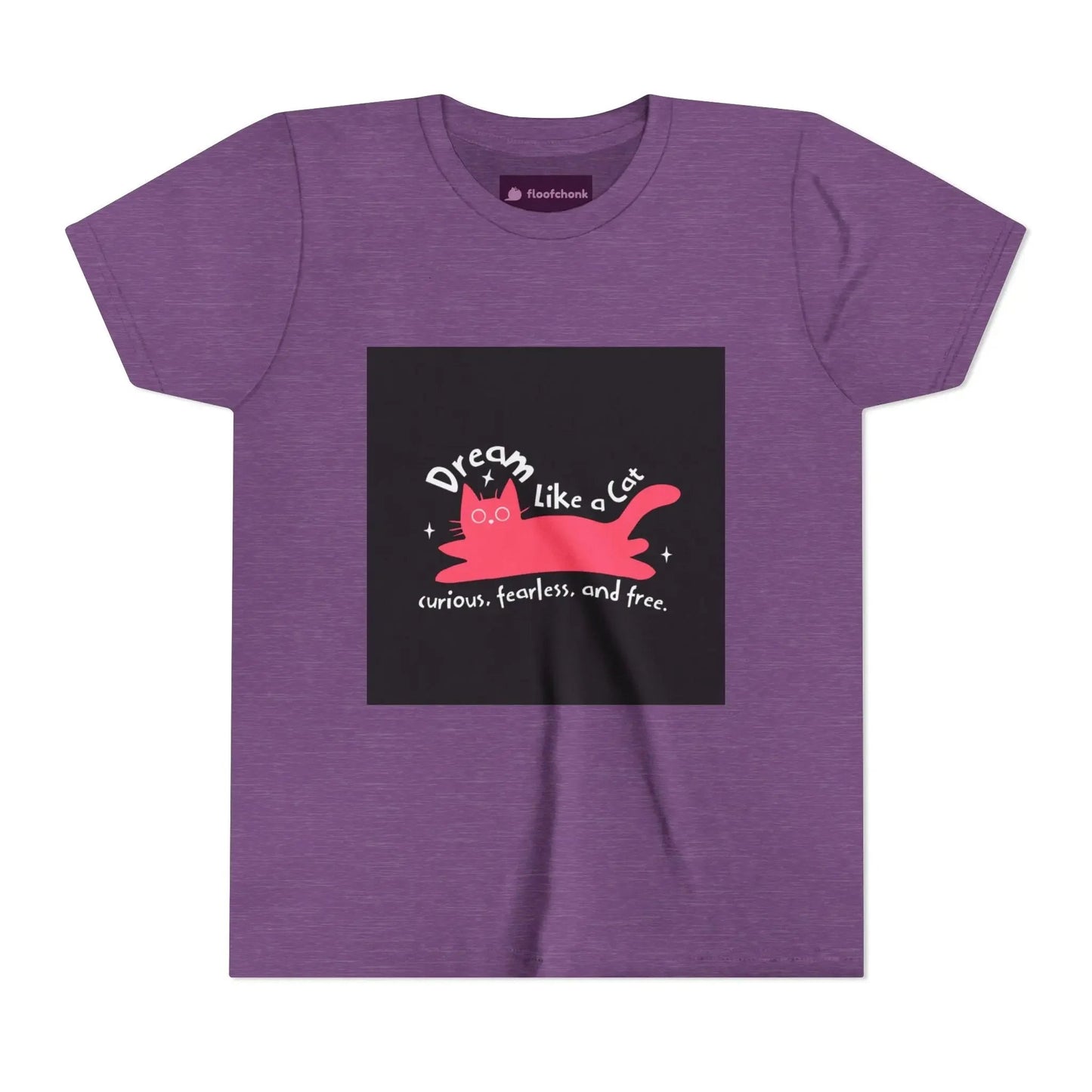 Dream Like a Cat Kids Tee - Fun Cat Design, Perfect Gift for Kids - FloofChonk