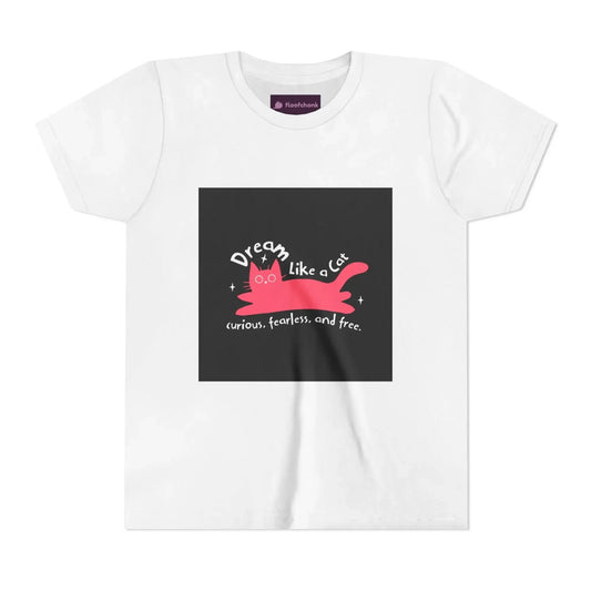 Dream Like a Cat Kids Tee - Fun Cat Design, Perfect Gift for Kids - FloofChonk