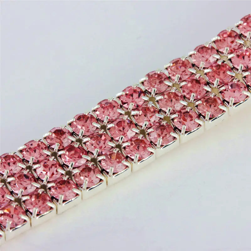 Pet Collar With Diamonds Mixed-color Cat And Dog Supplies Cat Claws Elastic Cat And Dog Necklace Jewelry