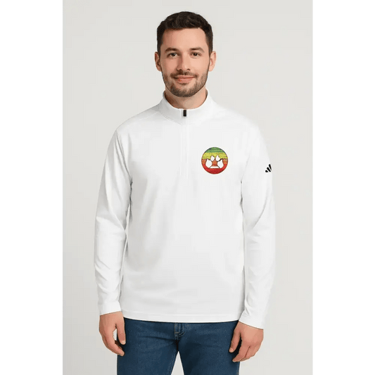 Embroidered Rainbow Cat Paw adidas Pullover - FloofChonk