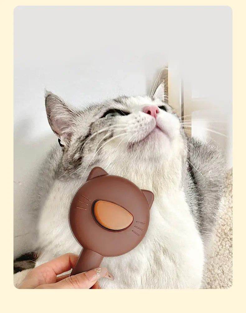 Cat Comb Self-cleaning Beauty Comb Cat Hair Removal Artifact Cat And Dog Universal Pet Hair Removal Needle Comb