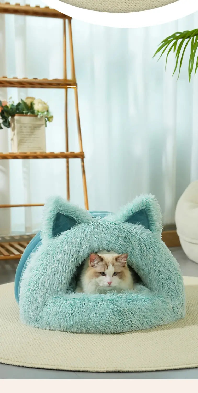 Cute Cat-Shaped Bed for Pets