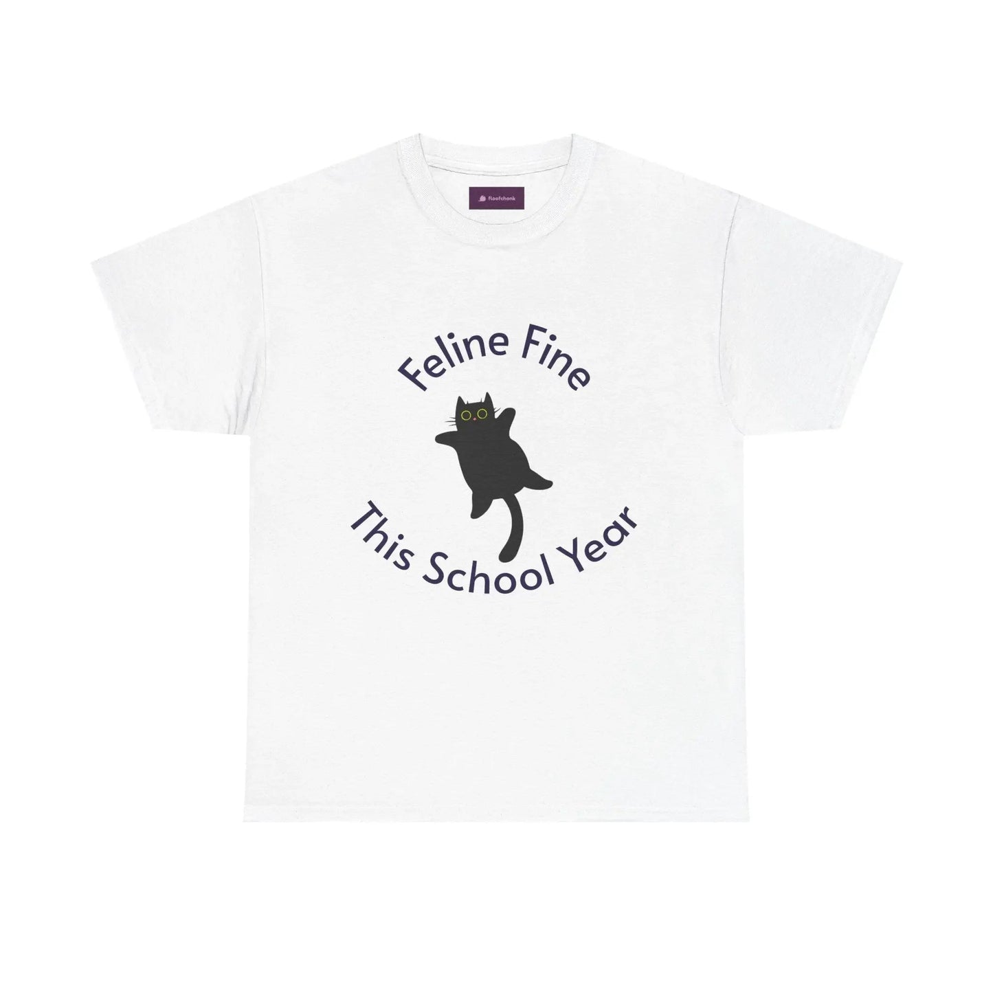 Feline Friends Back - to - School Tee, School Year Apparel - FloofChonk