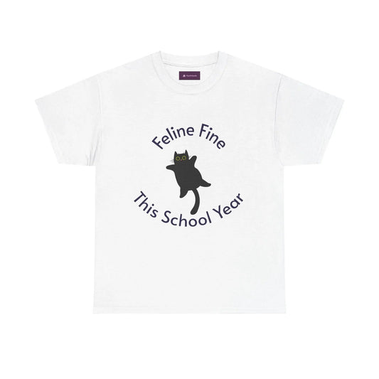 Feline Friends Back - to - School Tee, School Year Apparel - FloofChonk