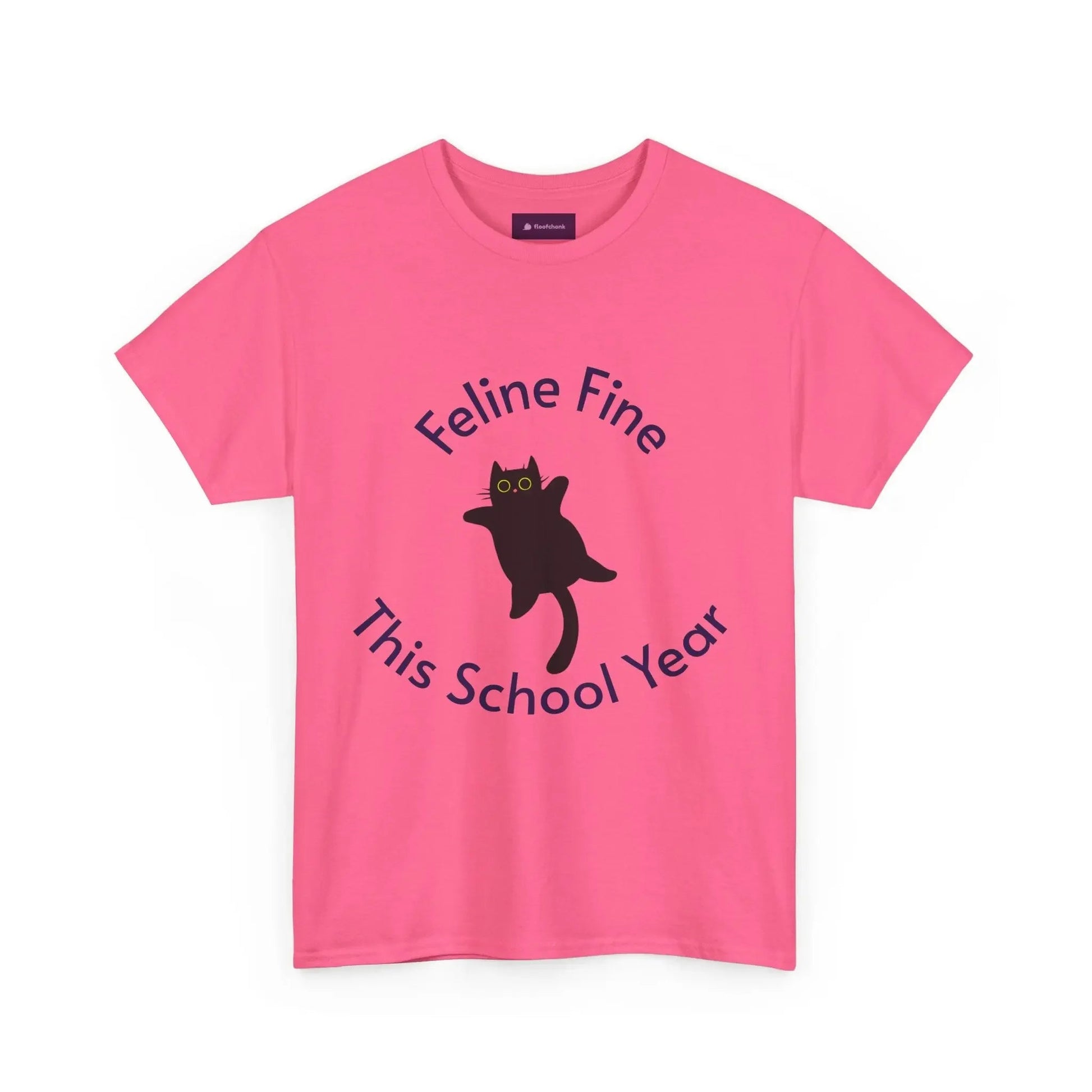 Feline Friends Back - to - School Tee, School Year Apparel - FloofChonk