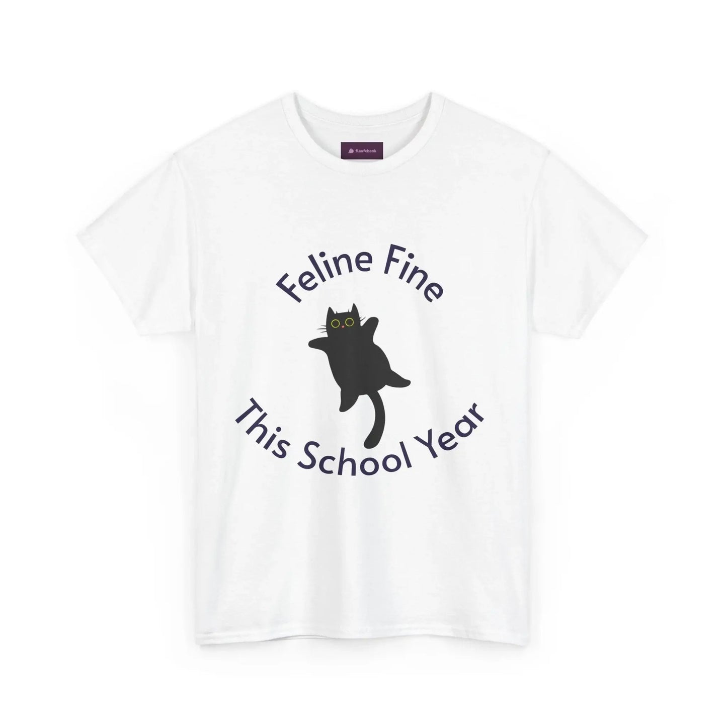 Feline Friends Back - to - School Tee, School Year Apparel - FloofChonk