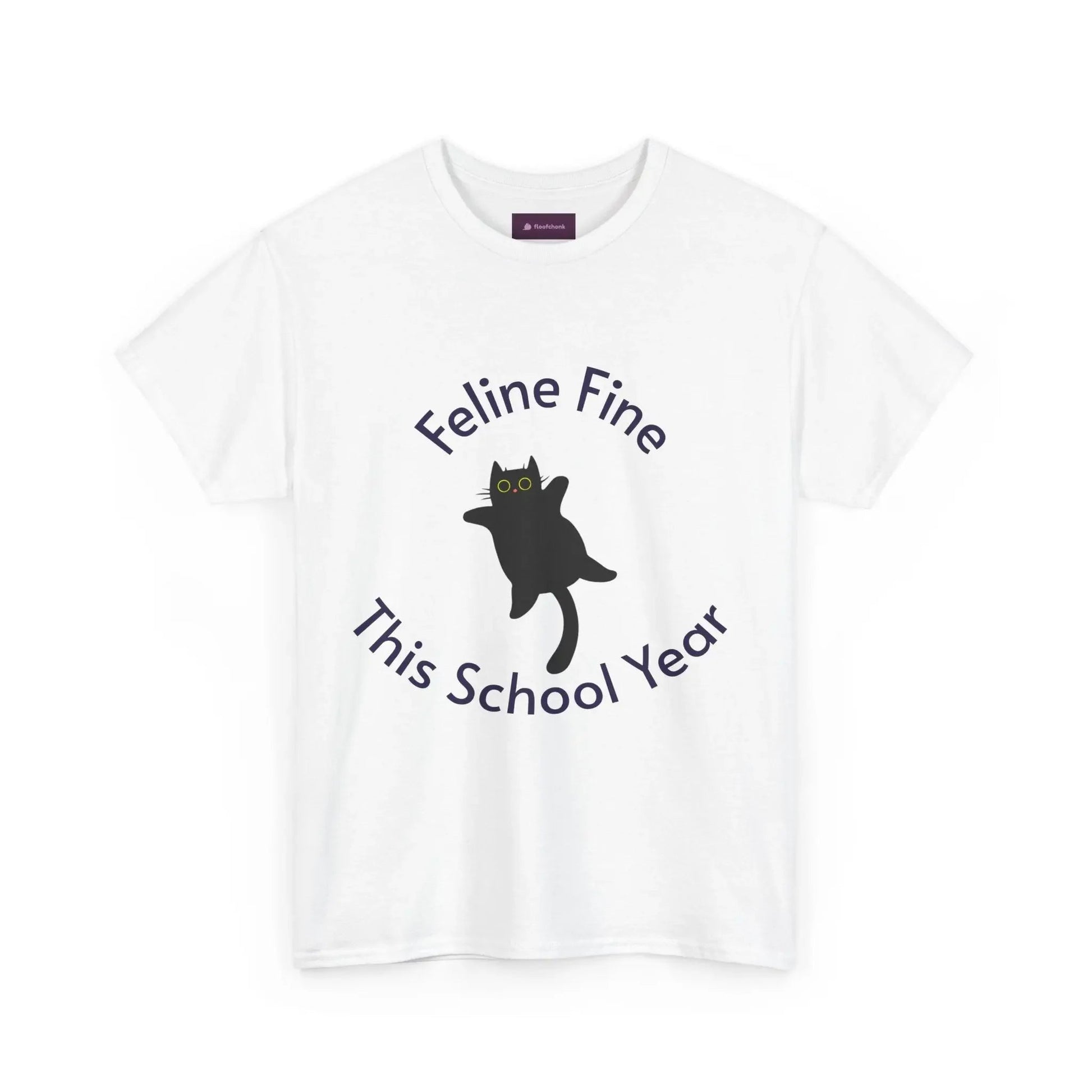 Feline Friends Back - to - School Tee, School Year Apparel - FloofChonk