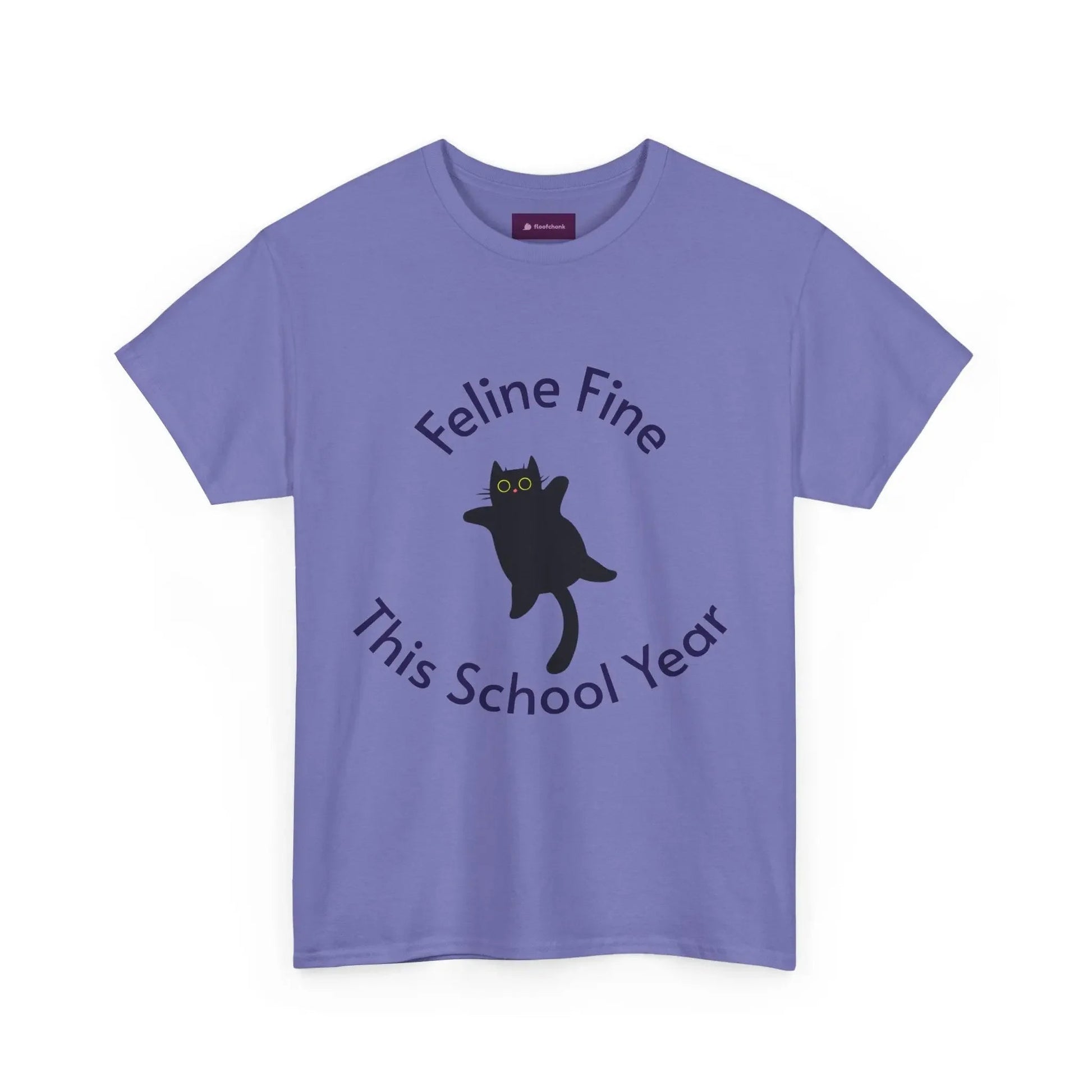 Feline Friends Back - to - School Tee, School Year Apparel - FloofChonk