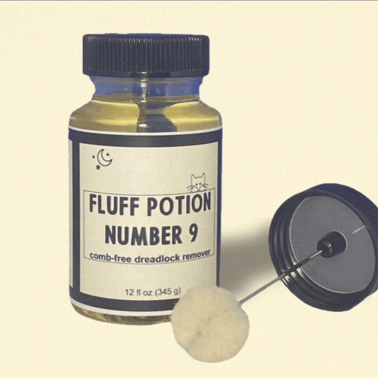 Fluff Potion Number 9 | Botanical No - Comb Mat Remover for Cats - FloofChonk