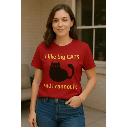 Funny Cat Lover T-Shirt, I Like Big Cats Tee - FloofChonk