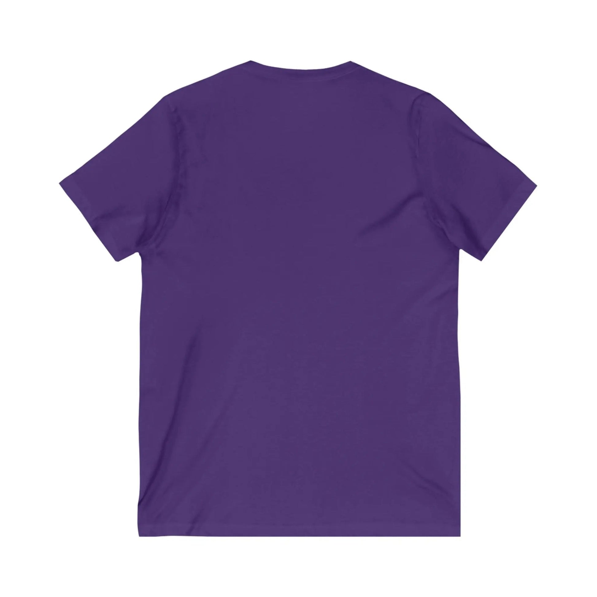 Funny Cat Lover V - Neck Tee - Unisex Jersey Short Sleeve Shirt, Gift for Cat Lovers, Pet Adoption Awareness, Casual Wear, Birthday Gift - FloofChonk