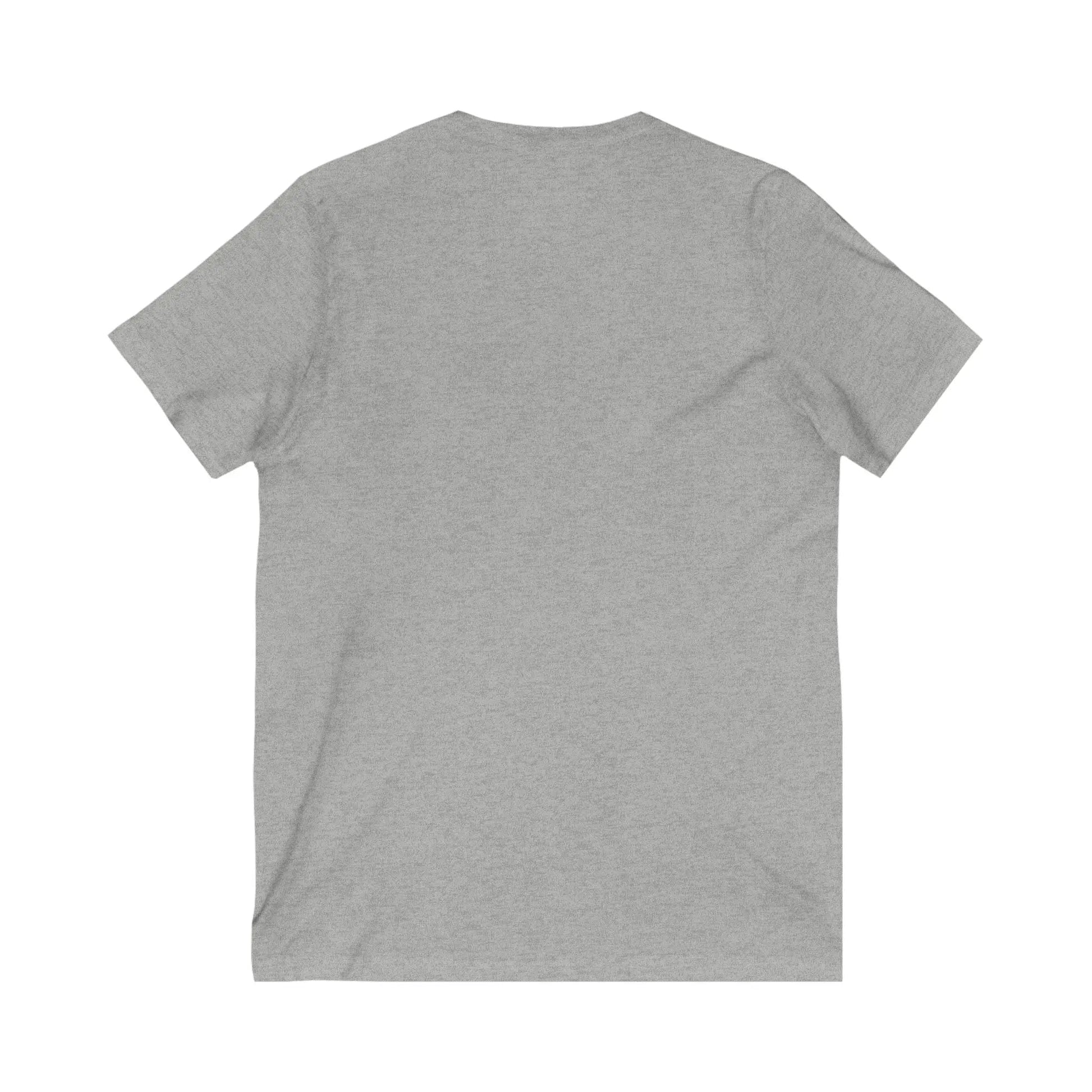 Funny Cat Lover V - Neck Tee - Unisex Jersey Short Sleeve Shirt, Gift for Cat Lovers, Pet Adoption Awareness, Casual Wear, Birthday Gift - FloofChonk