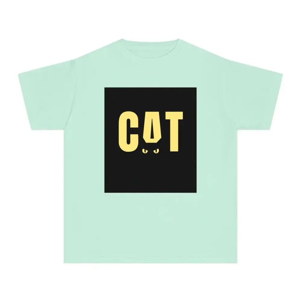 Funny Cat Youth Midweight Tee - Perfect for Animal Lovers - FloofChonk