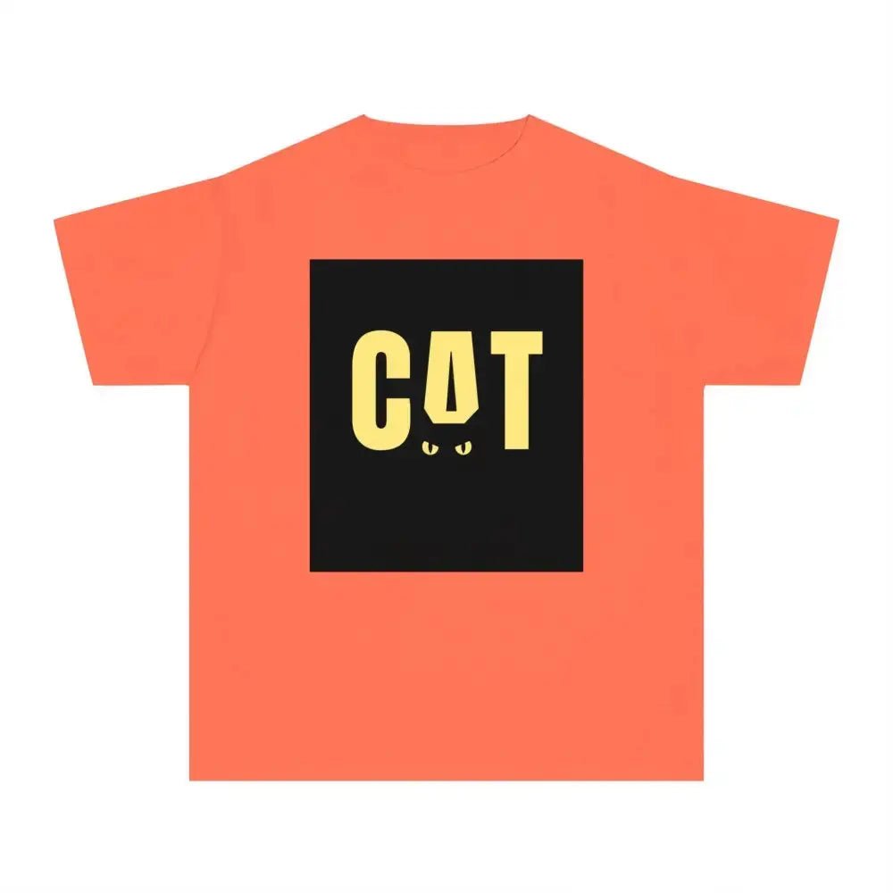 Funny Cat Youth Midweight Tee - Perfect for Animal Lovers - FloofChonk