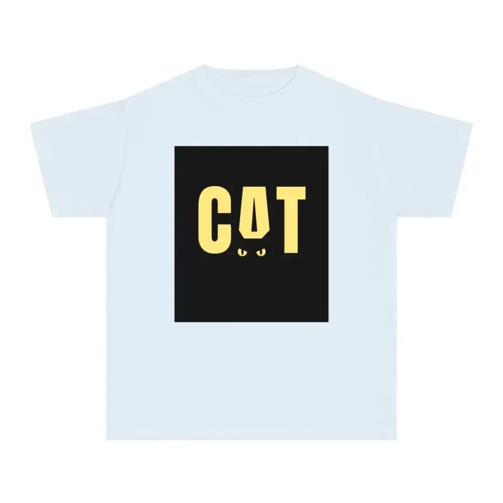 Funny Cat Youth Midweight Tee - Perfect for Animal Lovers - FloofChonk