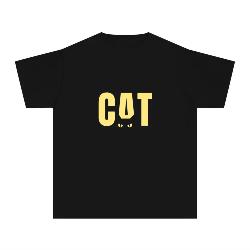 Funny Cat Youth Midweight Tee - Perfect for Animal Lovers - FloofChonk