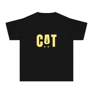 Funny Cat Youth Midweight Tee - Perfect for Animal Lovers - FloofChonk